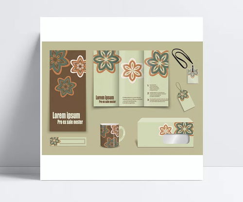 素雅风花卉VI设计 为企业注入清新典雅的品牌气质