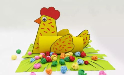 亲子手工丨巧手制作母鸡孵蛋，共享温馨亲子时光